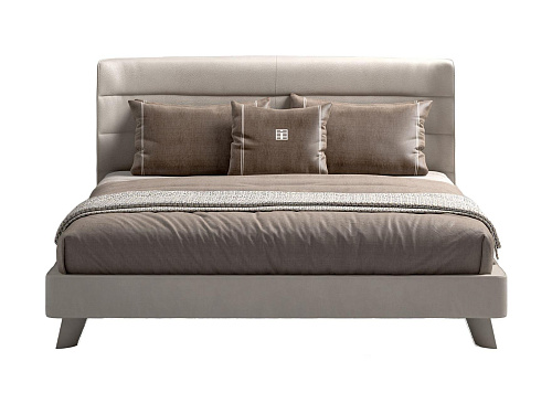 Leather-Covered Bed
