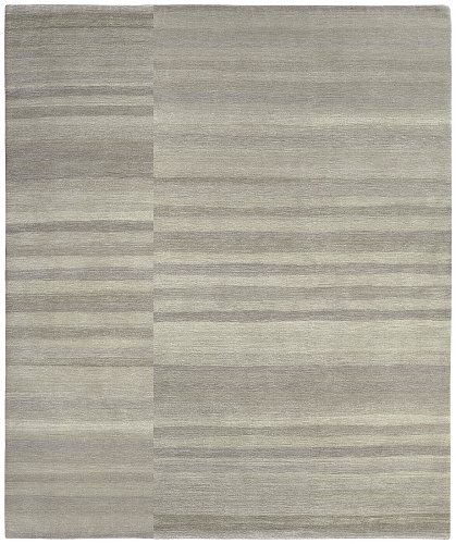 Hand-woven Grey Line Luxury Rug