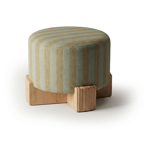Twin Round Pouf