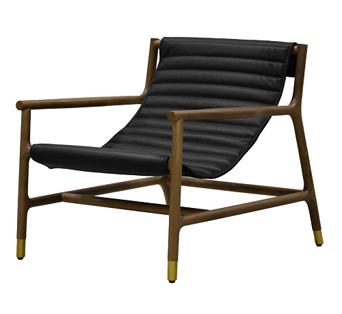 Joyce Black Artisan Lounge Chair