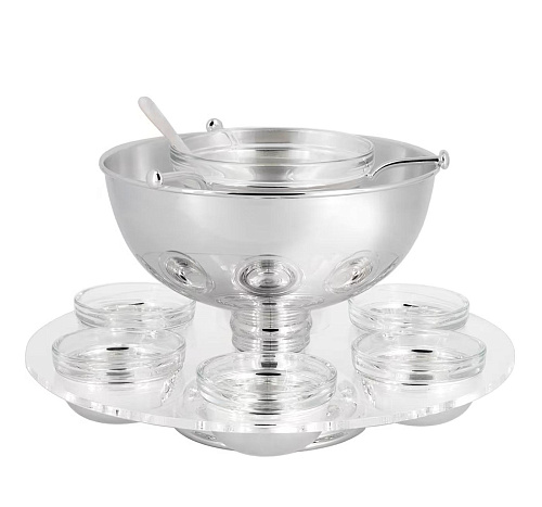 Silver-Plated Caviar Set