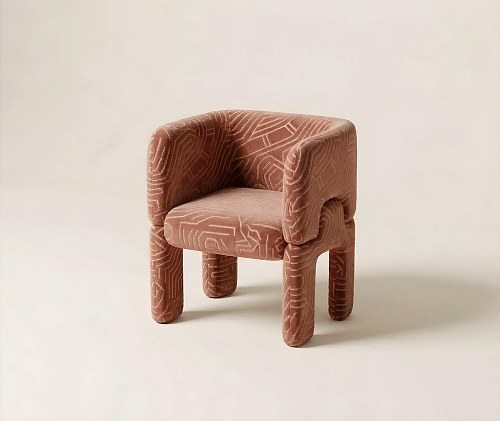Mosaico Brown Chair