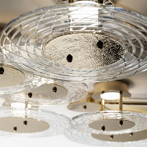Italian Crystal Ceiling Light