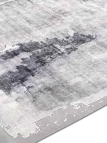 Mono Grey Luxury Hand-Woven Rug