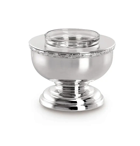 Silver-Plated Caviar Dish