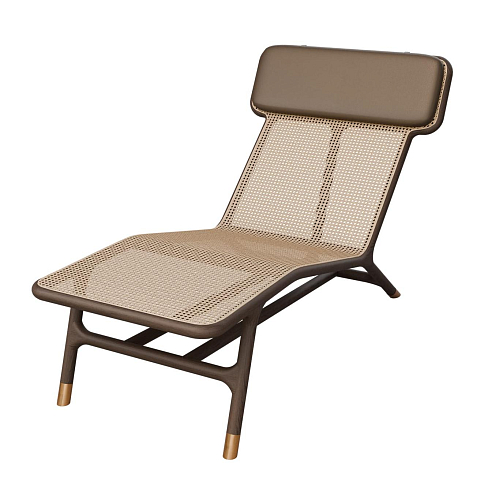 Joyce Natural Handcrafted Chaise Longue