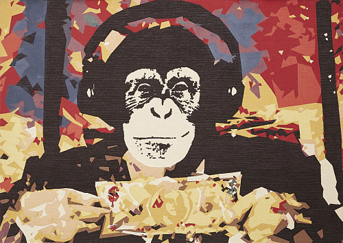 NY Street Art Woven Tapestry