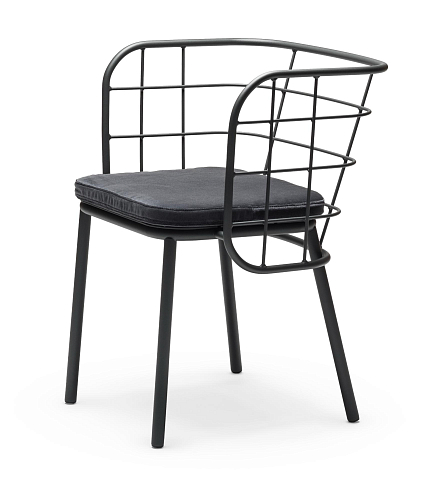 Jujube Black Outdoor Chair