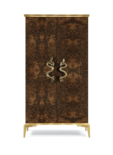 Nirvana Walnut Root Veneer Cabinet