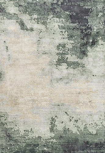 Abstract Luxury Bamboo Silk Rug