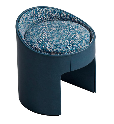 Zoe Premium Leather Pouf