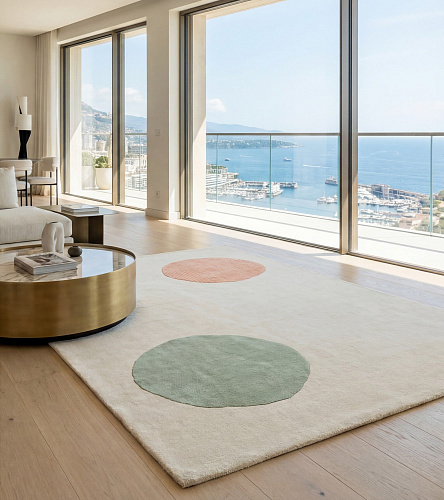 Minimal Dots Color Artisan Rug