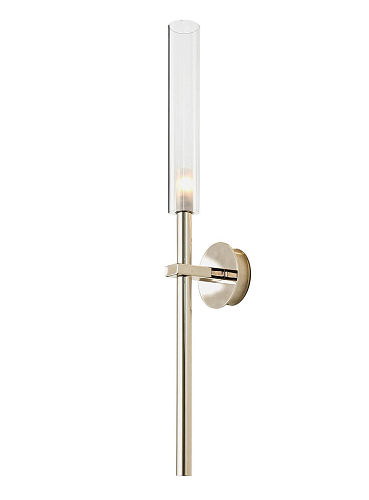 Soft Gold Pyrex Glass Wall Sconce