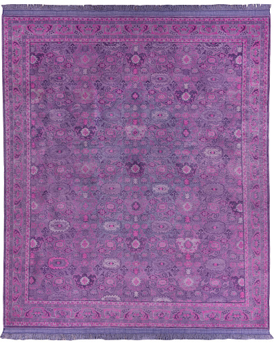 Bidjar Hand-woven Purple Luxurious Rug