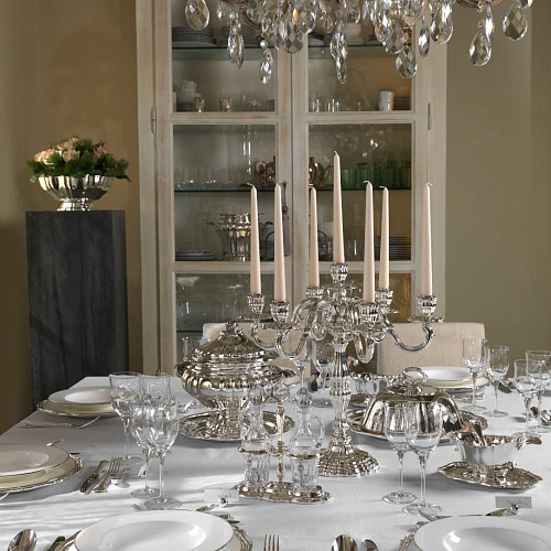 Silver-Plated Candelabrum