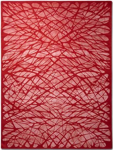 Dresden Red Luxury Hand-Woven Rug
