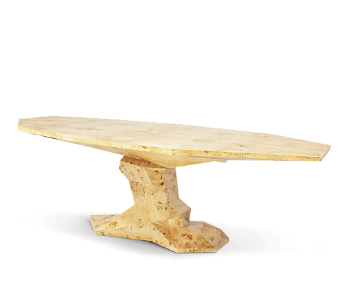 Poplar Root Luxe Dining Table