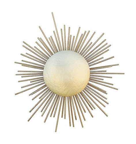 Radiant Brass Glow Wall Light