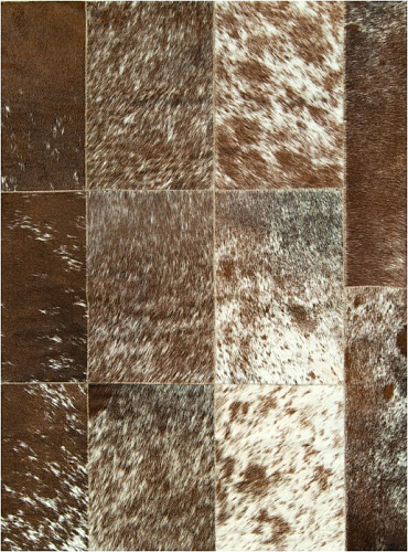 Dorion Brown Luxury Cowhide Rug