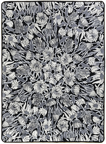 Withered Flower Wool Rug
