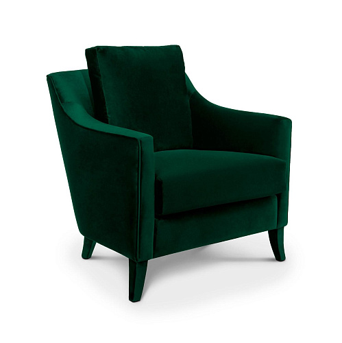 Plush Velvet Royal Armchair