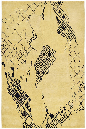Golden Symbolica Designer Rug