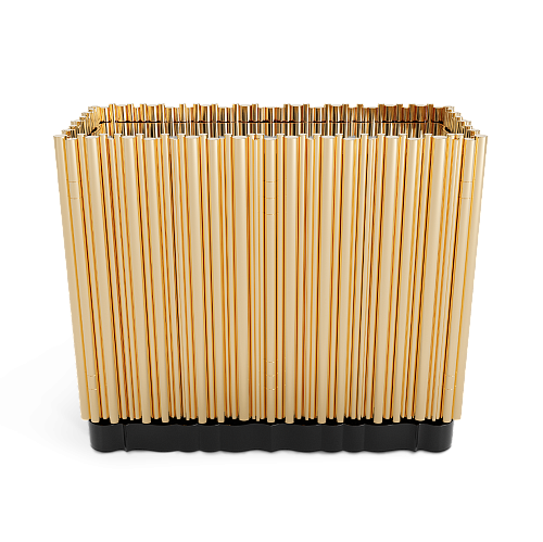 Harmony Two-Doors Gold Sideboard