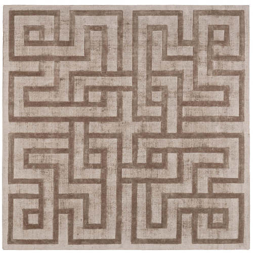 Labyrinth Mink Hand-Loom Rug