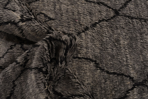 Berber Brown High Pile Luxury Rug