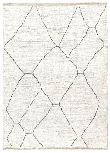Berber White High Pile Luxury Rug