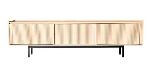 Sipario Three-Doors Handcrafted Sideboard