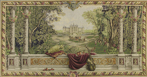 Greenery at the Castle (Large) French Tapestry