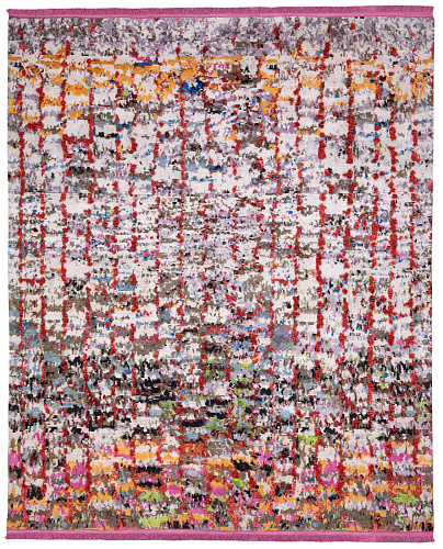 Hand-Woven Multicolored Luxurious Rug