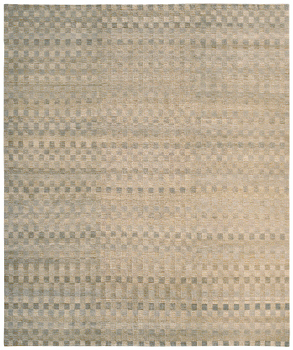Hand-woven Checkered Grey Luxury Rug