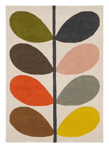 Classic Leaves Indian Wool Rug