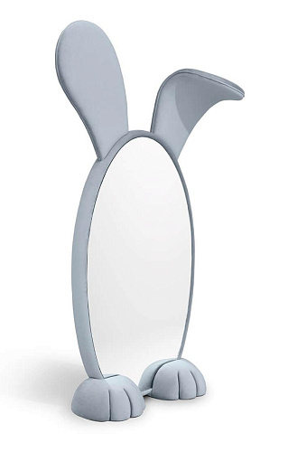 Bunny Blue Floor Mirror