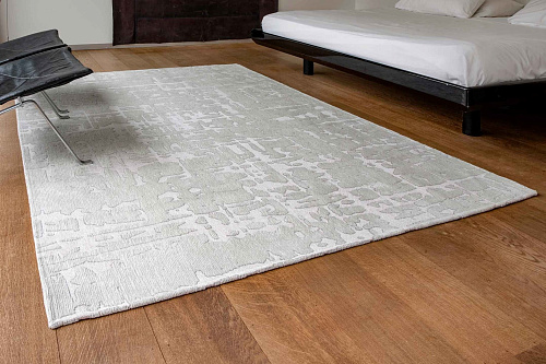 Silver Belgian Flatwoven Rug