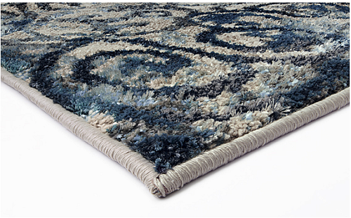Vintage Blue / Beige Rug