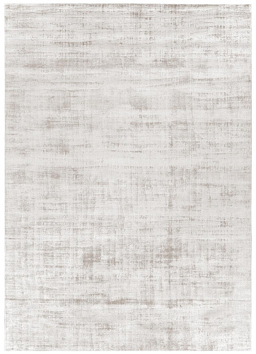 Handwoven Off-White Silk Rug