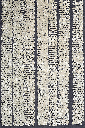 Pad Linen Black Elegant Rug