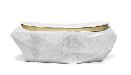 Gemstone Faux Marble Bathtub