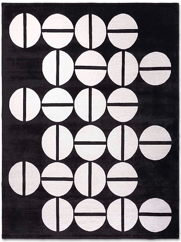 Black & White Handwoven Luxury Rug