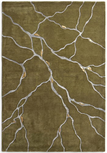 Vein Marble Olive Artisan Rug