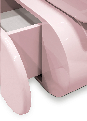 Tiny Nimbus Pink Nightstand
