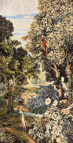 Greenery with Birds French Tapestry