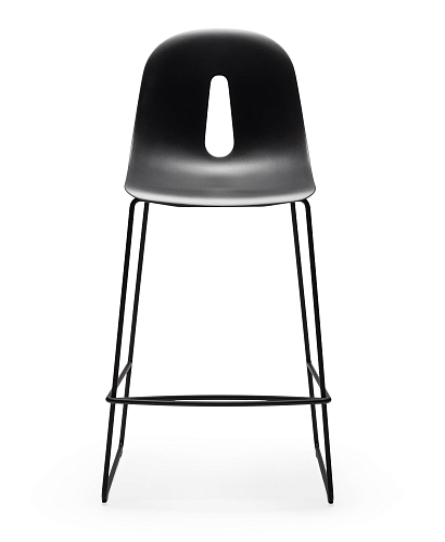 Gotham Black Bar Stool