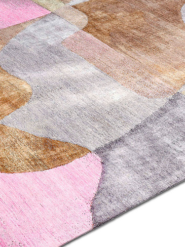 Original Hand-Knotted Silk / Wool Rug