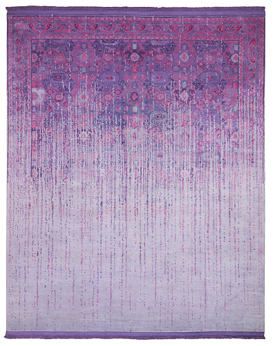 Bidjar Hand-woven Purple Luxurious Rug