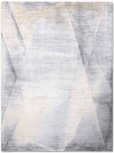 Silver Handwoven Luxury Rug