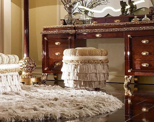 Royal Circular Pouf Ottoman